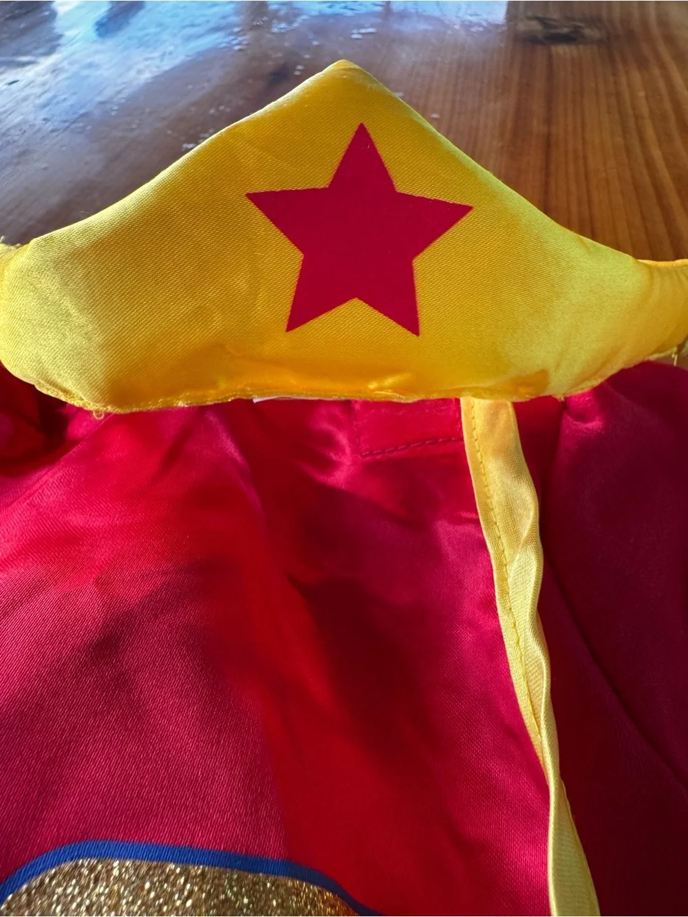 DC Girls Red and Blue Wonder Woman Tutu Dress with Yellow Accents
